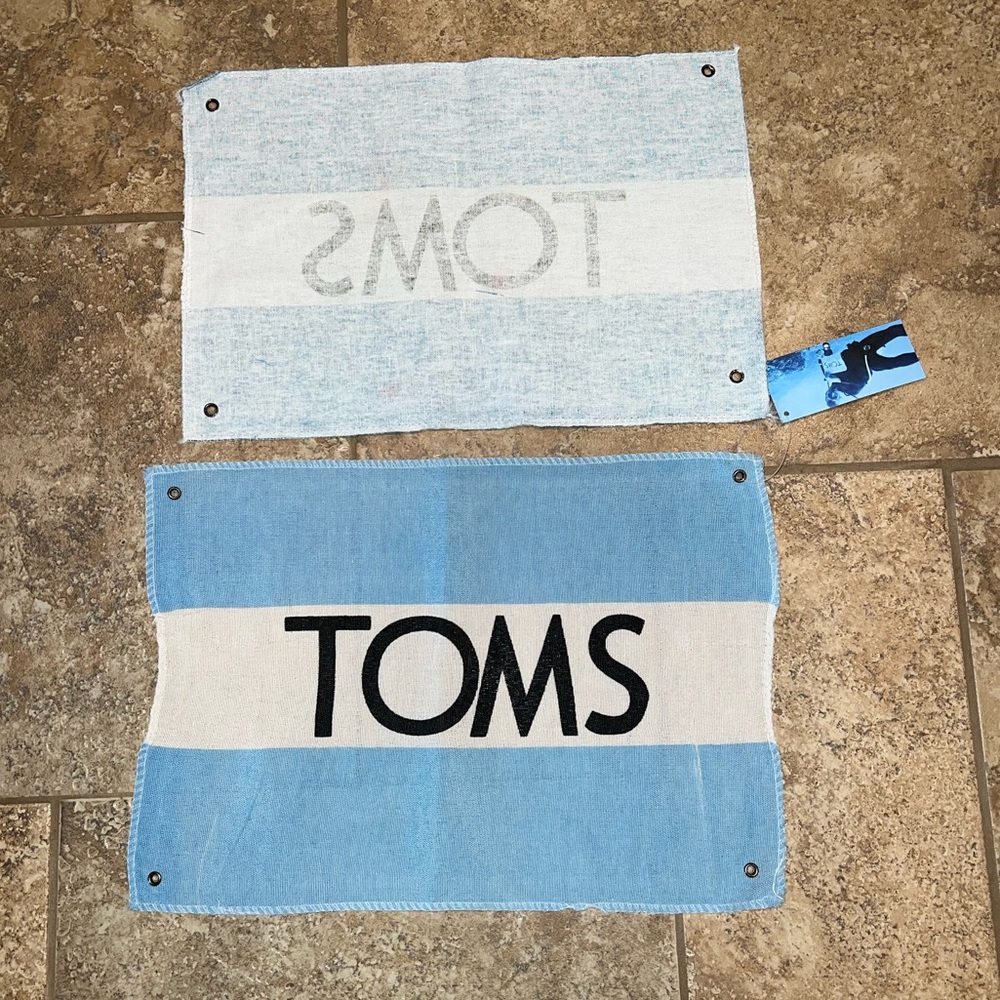 TOMS flags - two of them